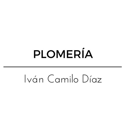 Plomero Iván Camilo Díaz